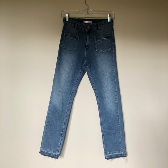 Anine Bing Front Pocket Flare Designer Jeans 24 - Picture 3 of 14
